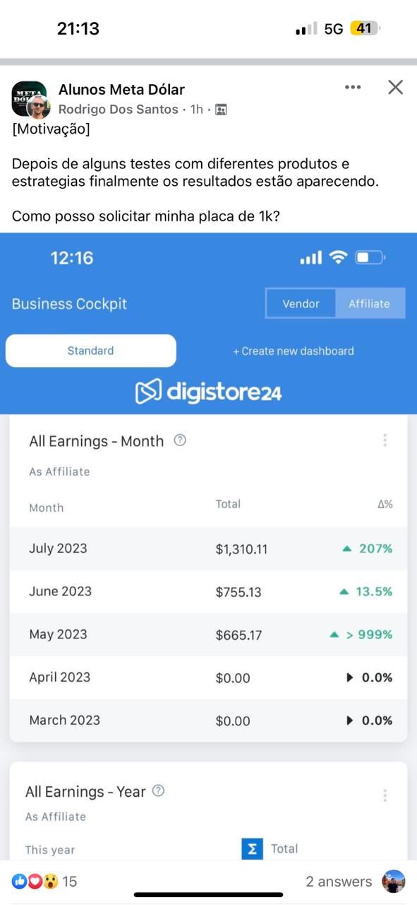 Depoimentos de Alunos do Curso Meta Dólar